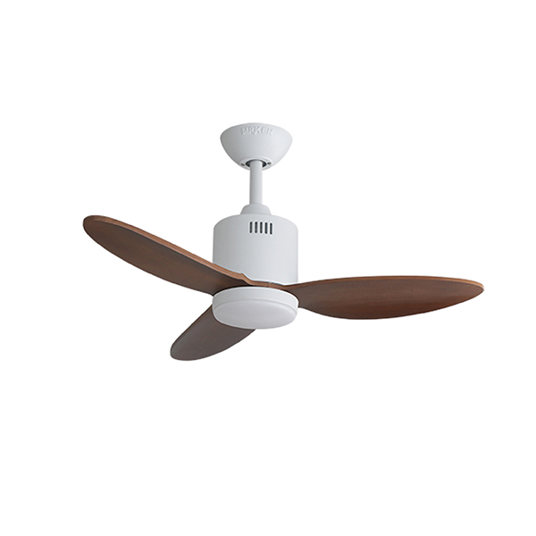 พัดลมเพดาน MR.KEN รุ่น CAN Solid Wood 40" DR LED DC Motor พัดลมมีไฟ ใบพัดไม้แท้ พร้อมรีโมทคอนโทรล